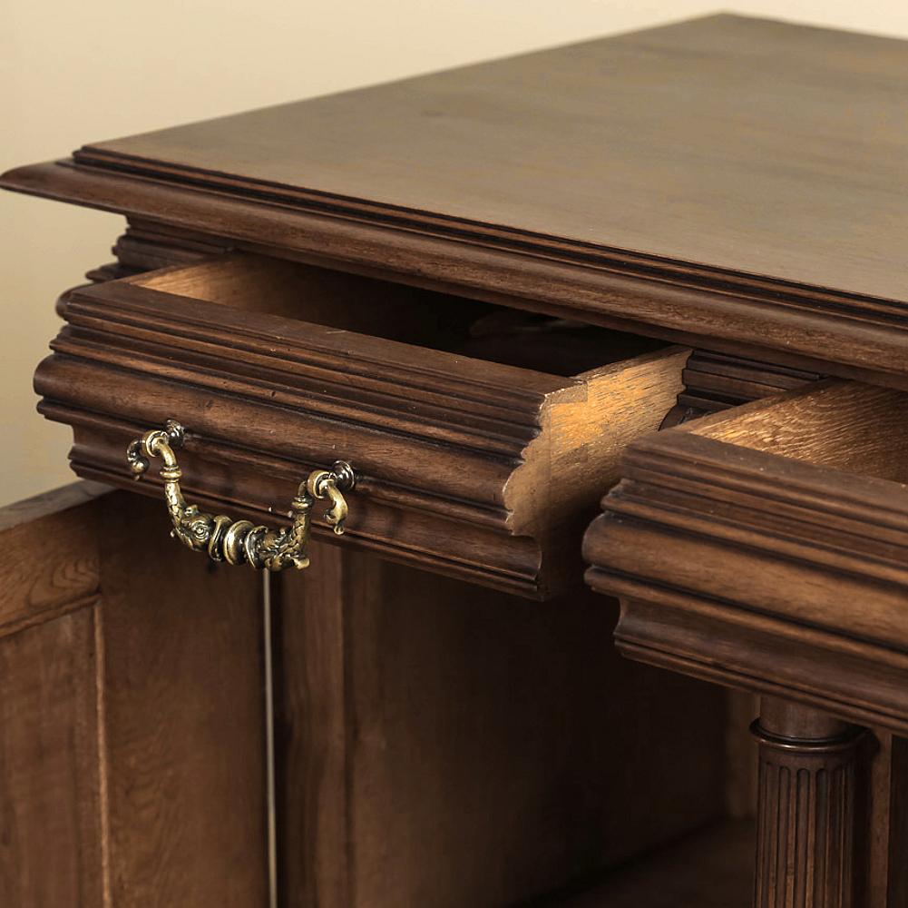 19th Century Renaissance Henri II French Walnut Buffet 3