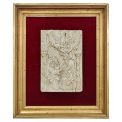 Relief en marbre de la Renaissance du 19ème siècle