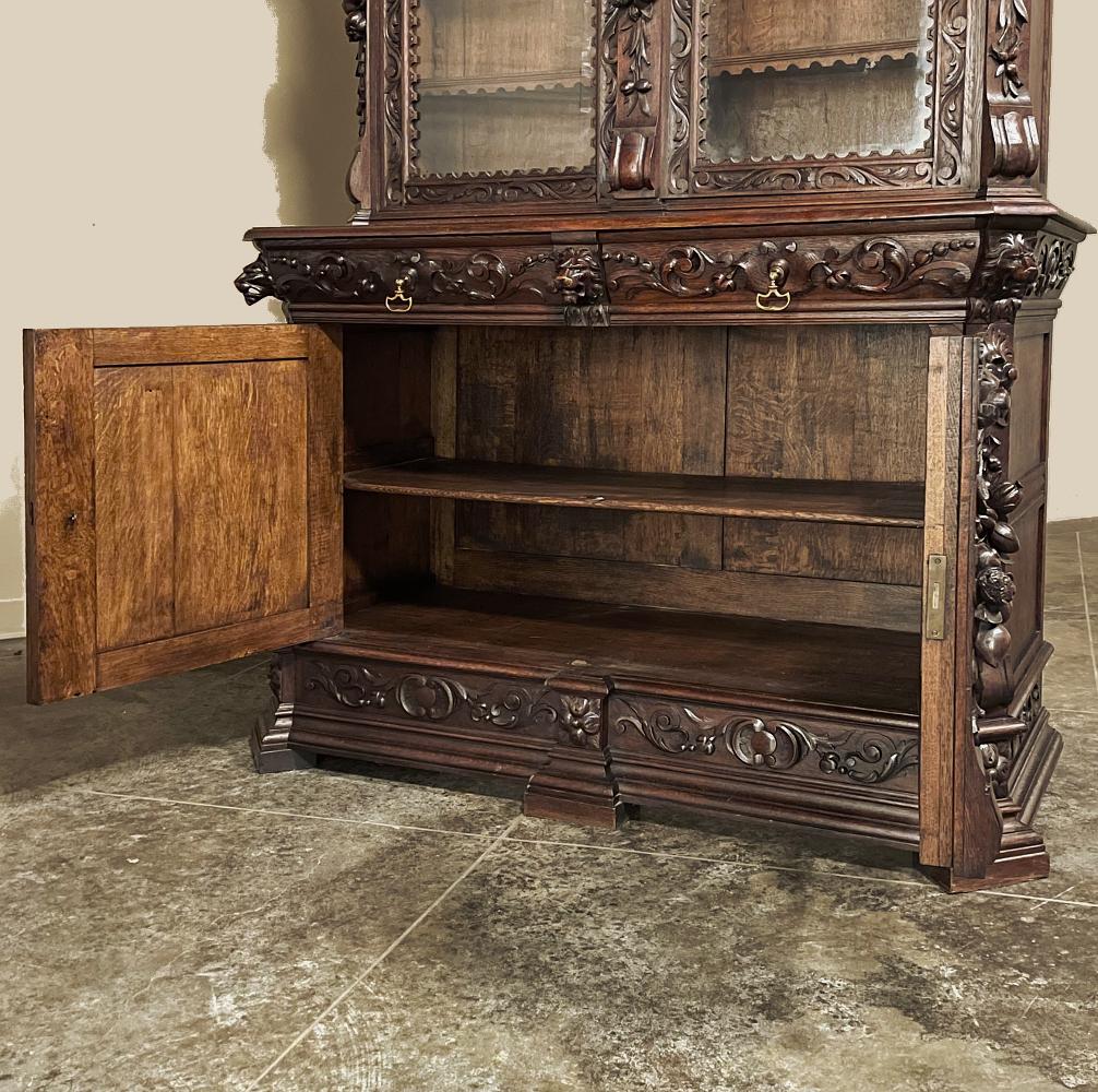 19th Century Renaissance Revival Bookcase For Sale 3