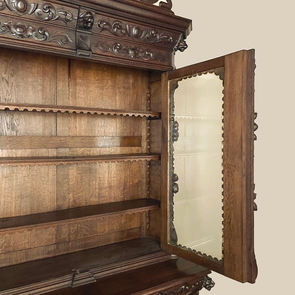 Libreria rinascimentale del XIX secolo in vendita 1