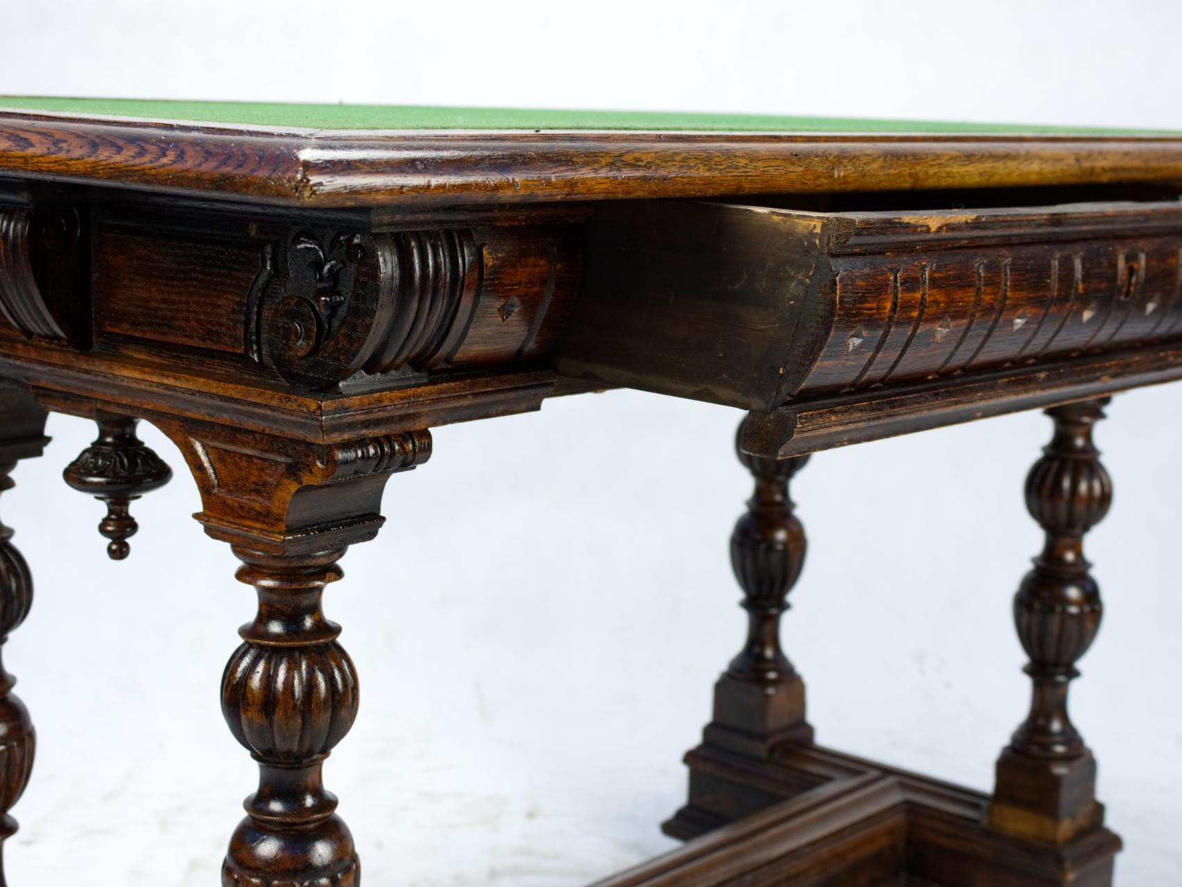 Hand-Carved 19th Century Renaissance Revival Carved Table