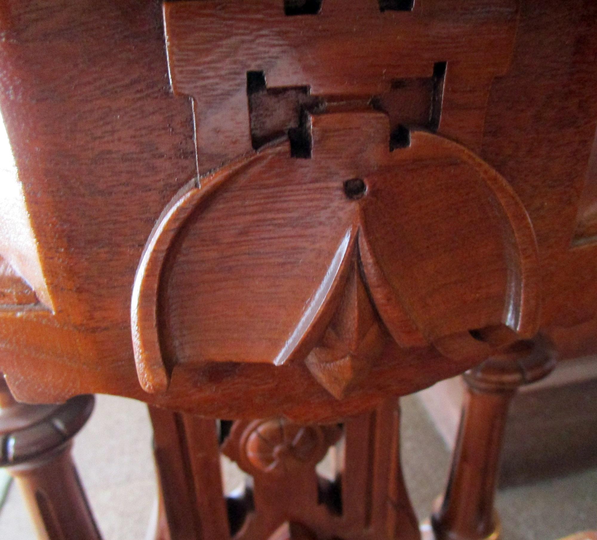 19th Century Renaissance Revival Desk Library Table For Sale 1