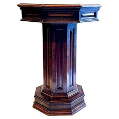19th Century Renaissance Revival Walnut Octagonal Table