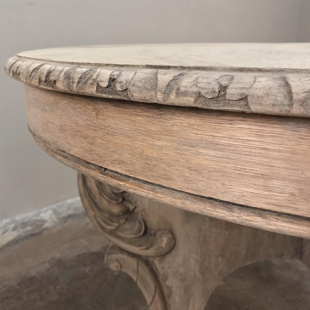 Late 19th Century 19th Century Renaissance Stripped Oak Center Table