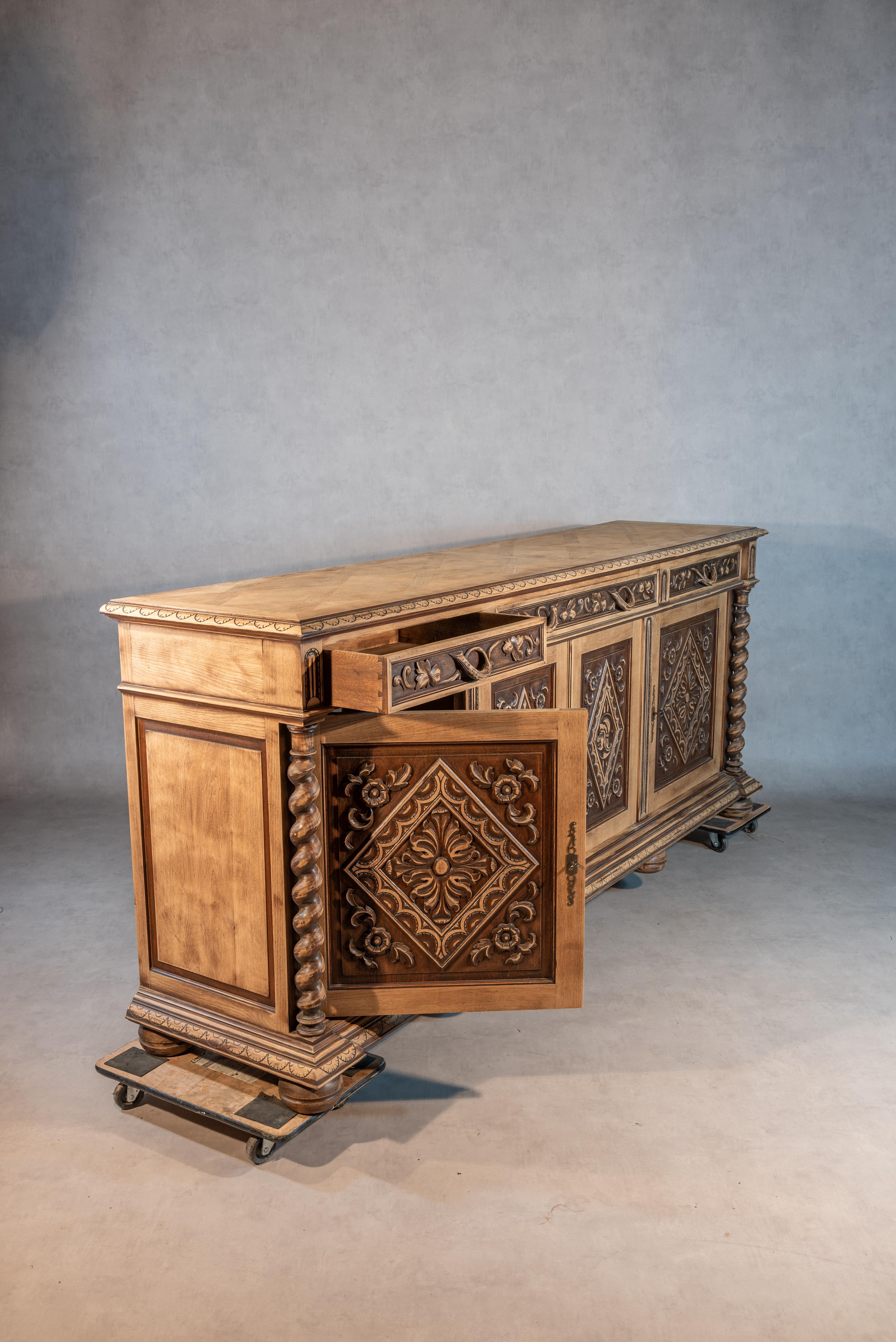 19th Century Renaissance Style French Sideboard For Sale 2