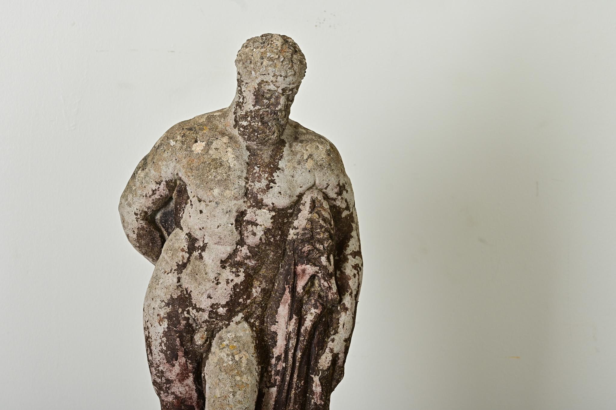 Neoclassico Statua di Ercole Farnese riprodotta nel XIX secolo in vendita