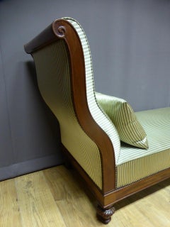19th Century Restauration Period Mahogany Daybed, 1820s