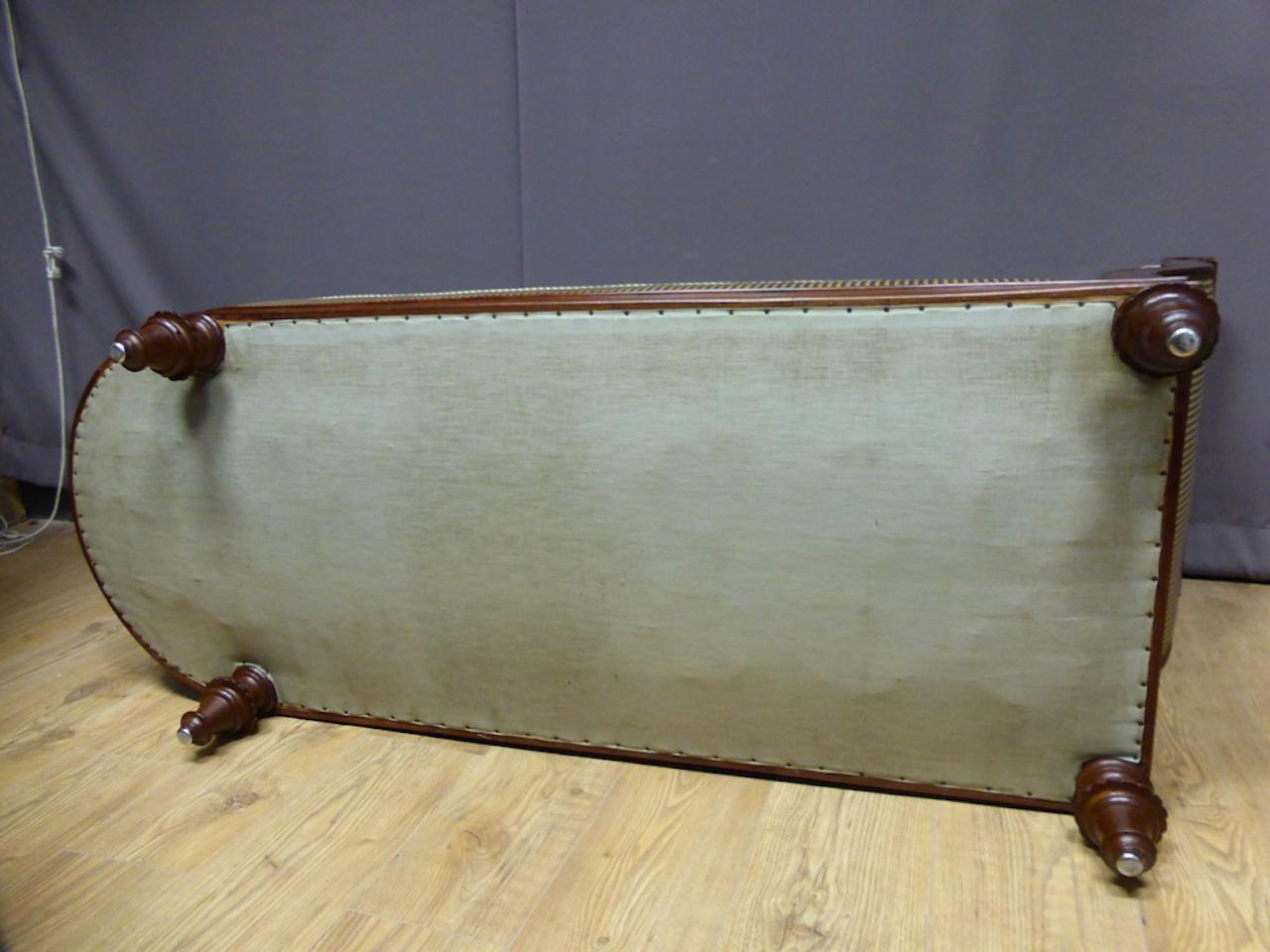 19th Century Restauration Period Mahogany Daybed, 1820s 4