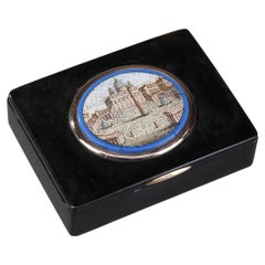 Antique 19th Century Restauration Snuff Box with Micromosaic