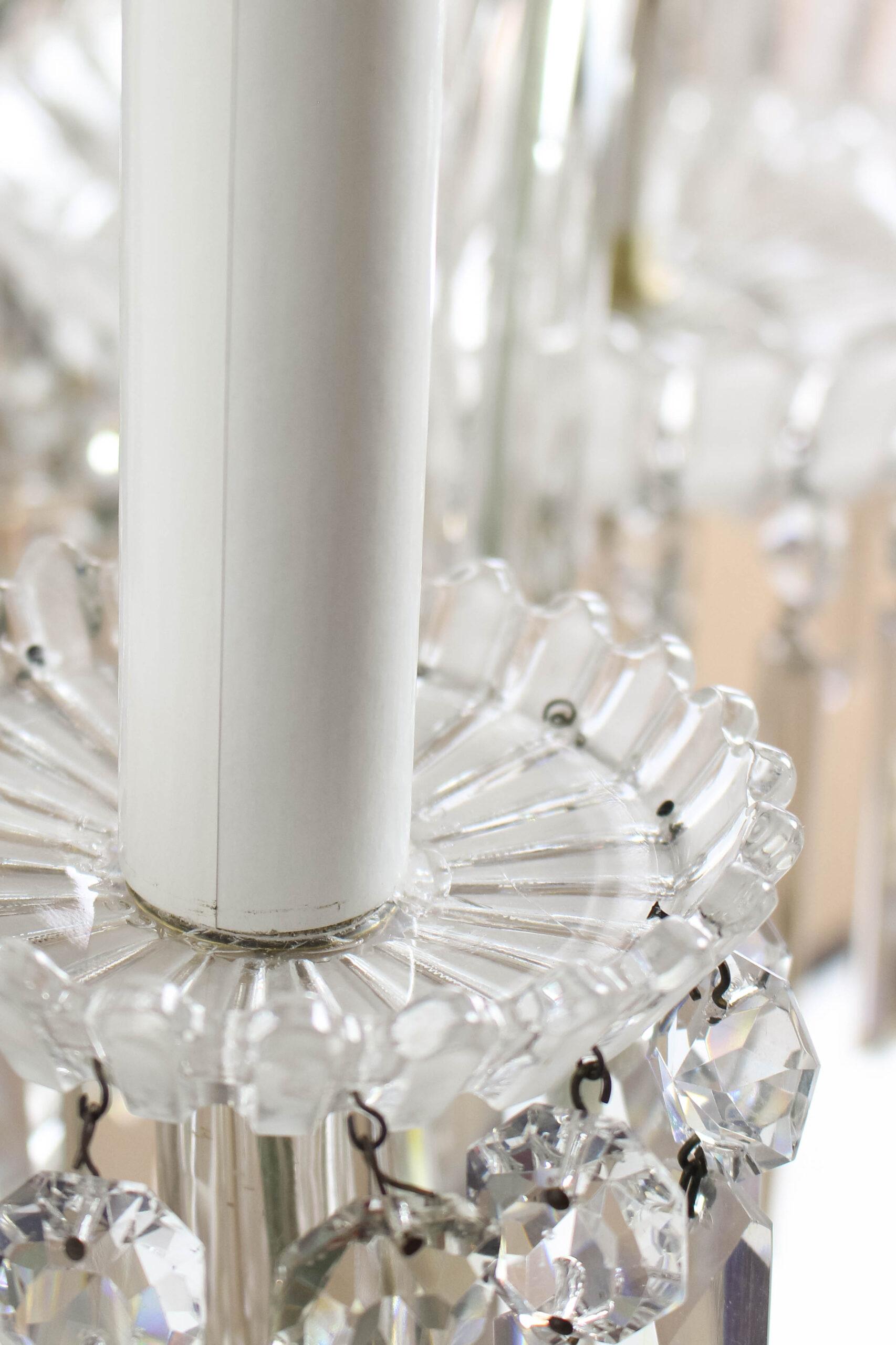 19th Century Restored Crystal Baccarat Chandelier For Sale 6
