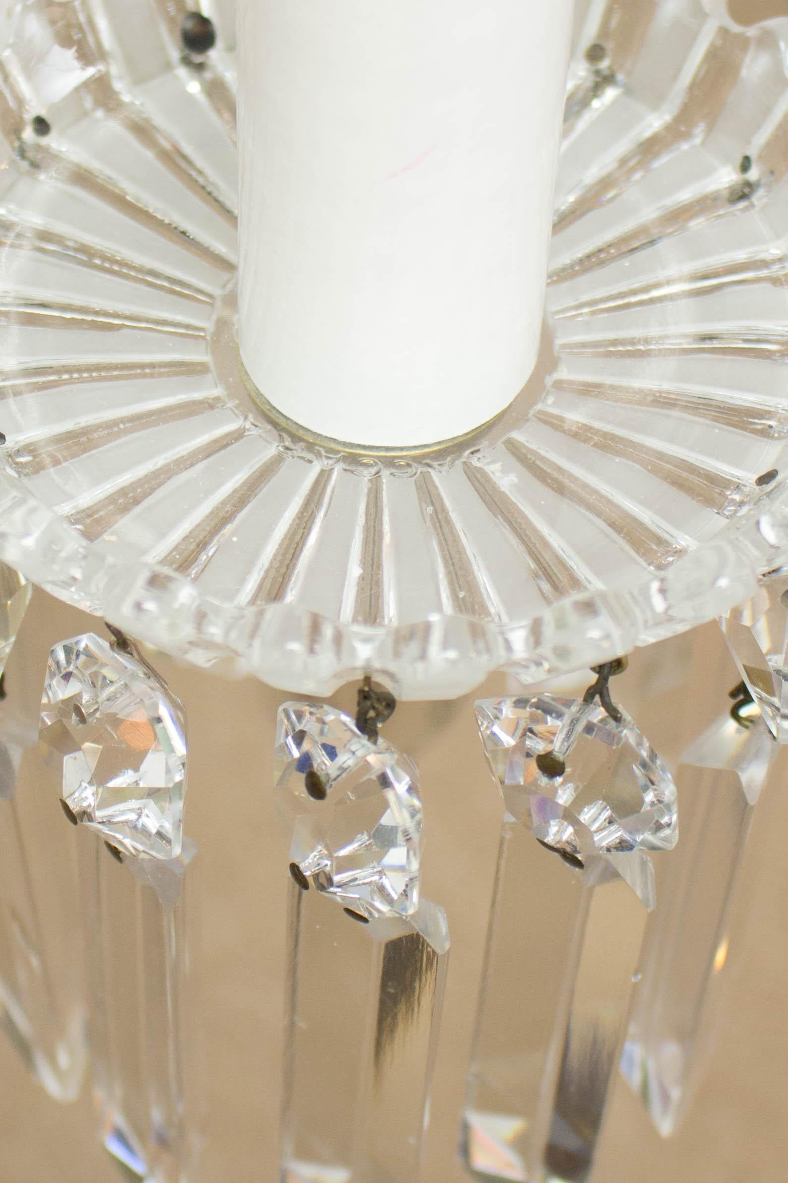 19th Century Restored Crystal Baccarat Chandelier For Sale 15