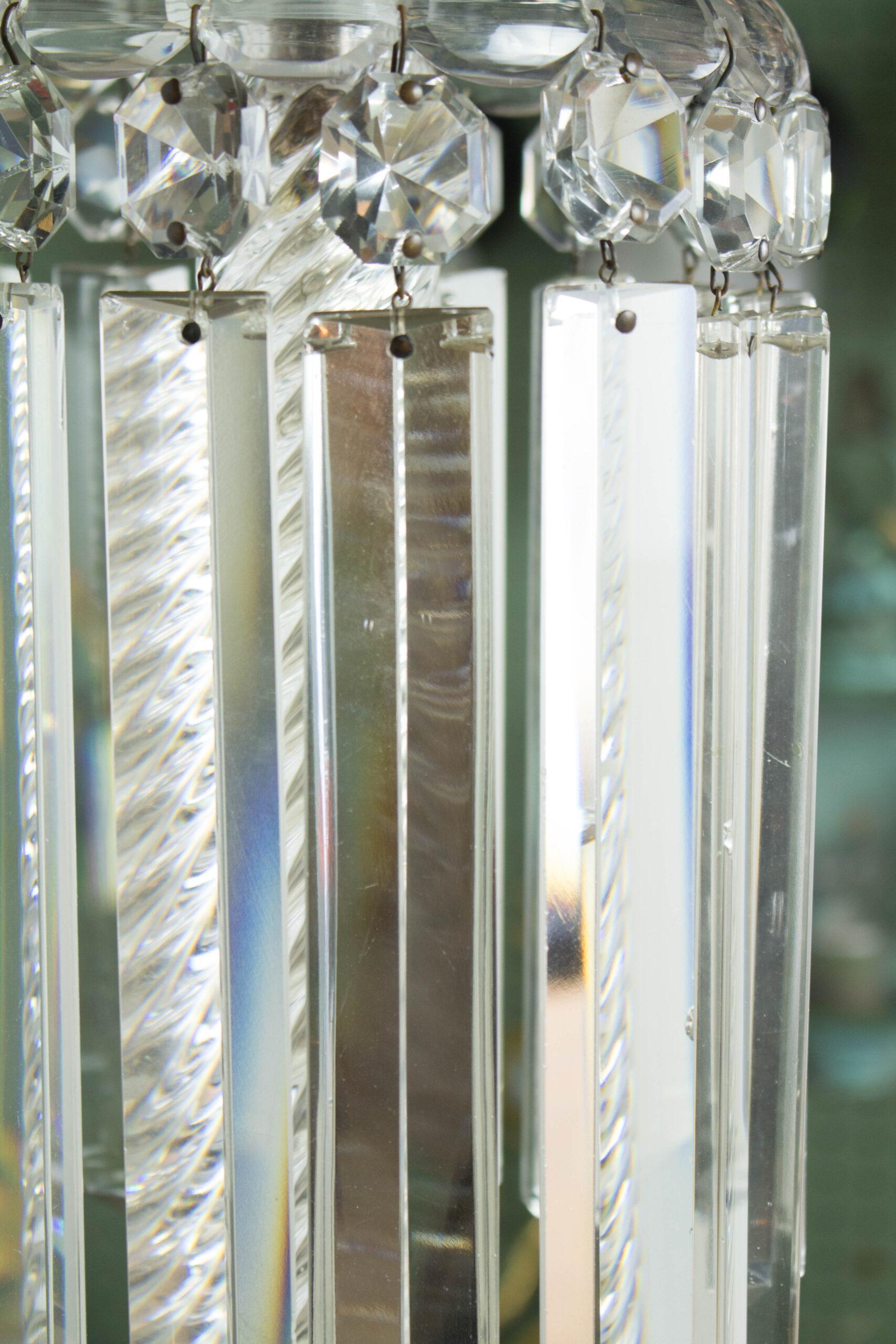 Lustre de Baccarat en cristal restauré du XIXe siècle en vente 1