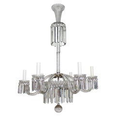 Restaurierter Baccarat-Kronleuchter aus Kristall des 19.