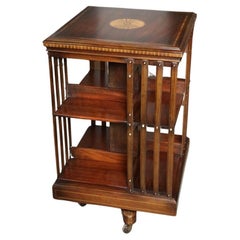 Antique 19th Century Revolving Bookcase
