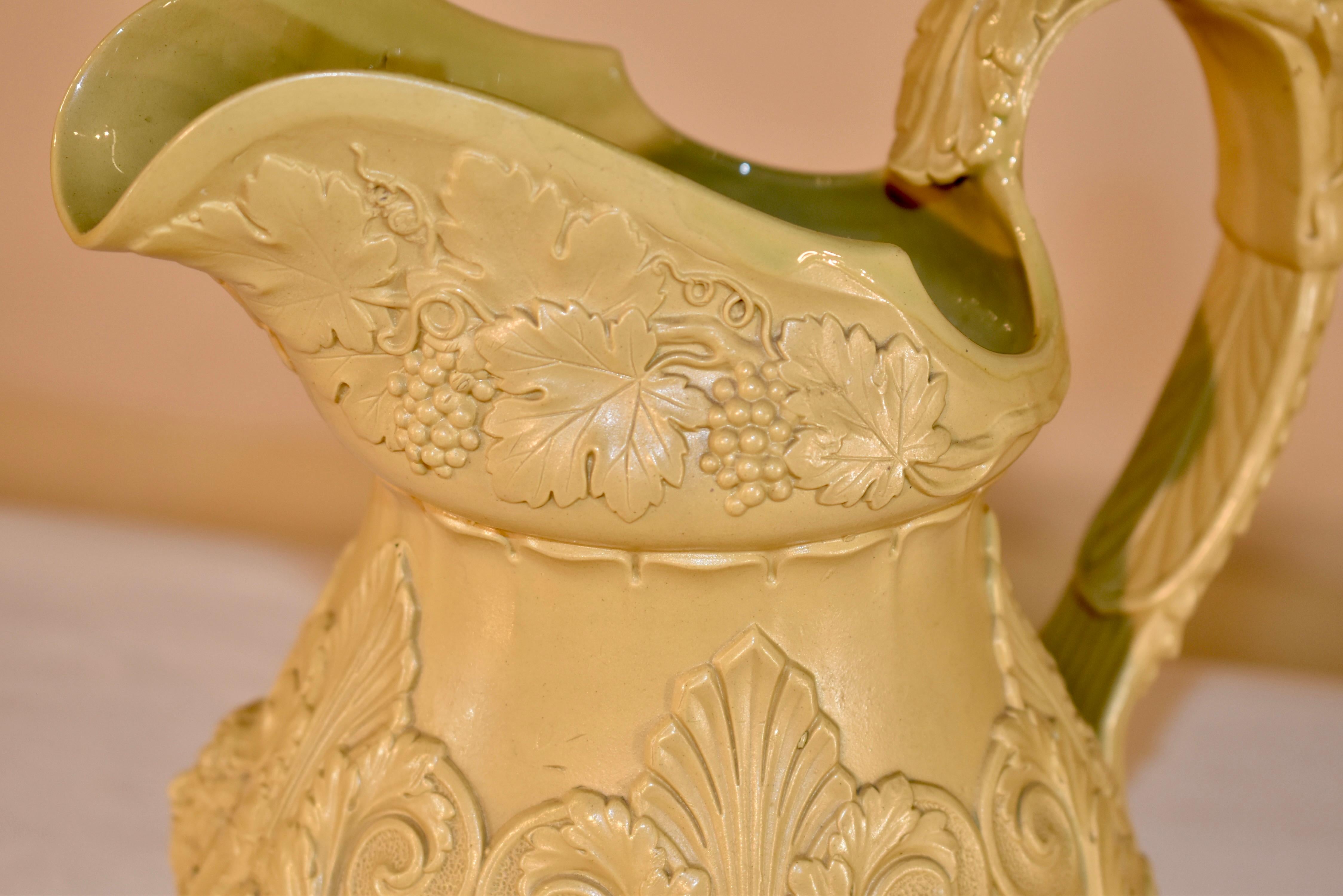 Ceramic 19th Century Ridgway Drabware Jug For Sale