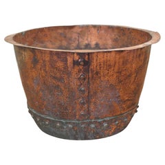 19th Century Riveted Antique Copper   19th Century Riveted Antique Copper