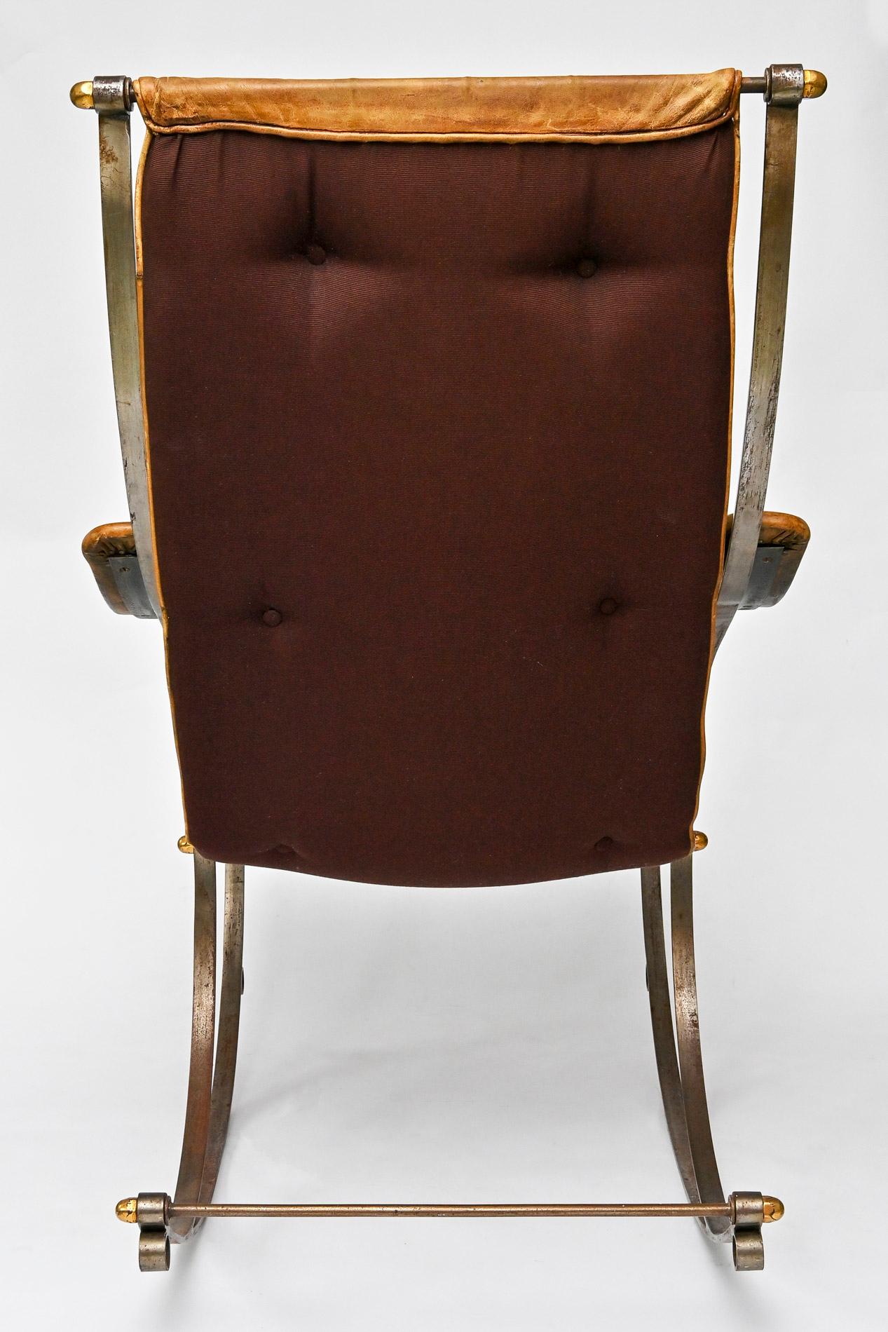19th Century Rocking Chair Iron England John Porter 1
