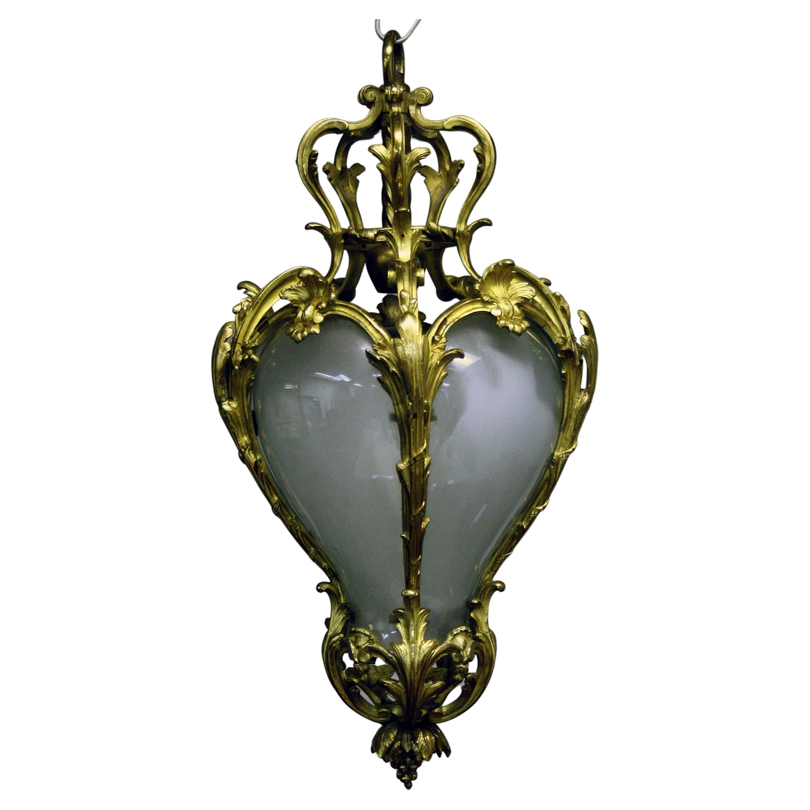 19th Century Rococo Lantern For Sale