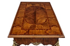 19th Century rococo revival walnut and ormolu side table