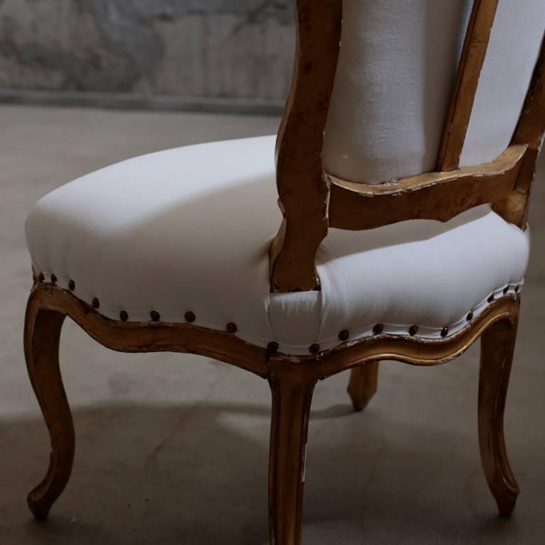 Hand-Carved 19th Century Rococo Side Chairs For Sale