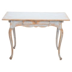 Used 19th Century Rococo Soft Blue Desk