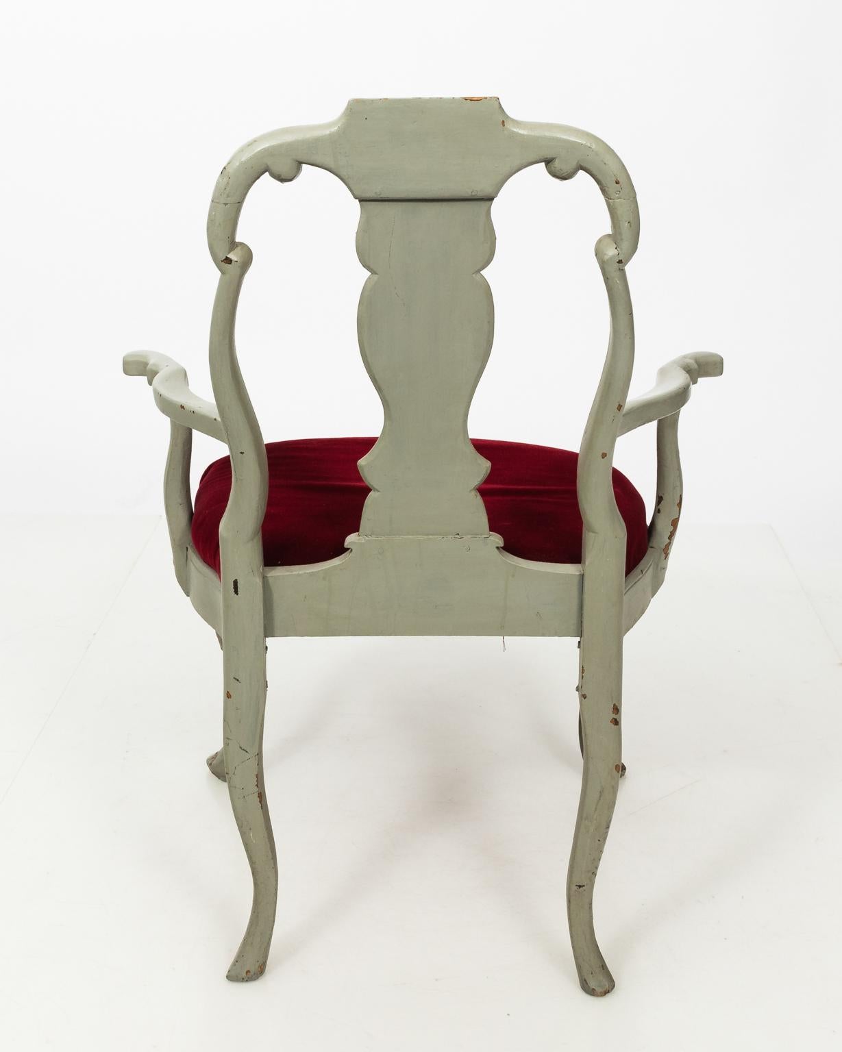 19th Century Rococo Style Armchair For Sale 7