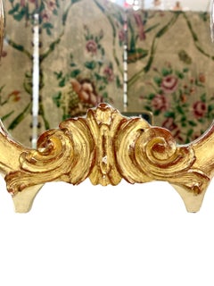 Régence Style Giltwood Wall Mirror, Hand-Carved, France, 19th Century