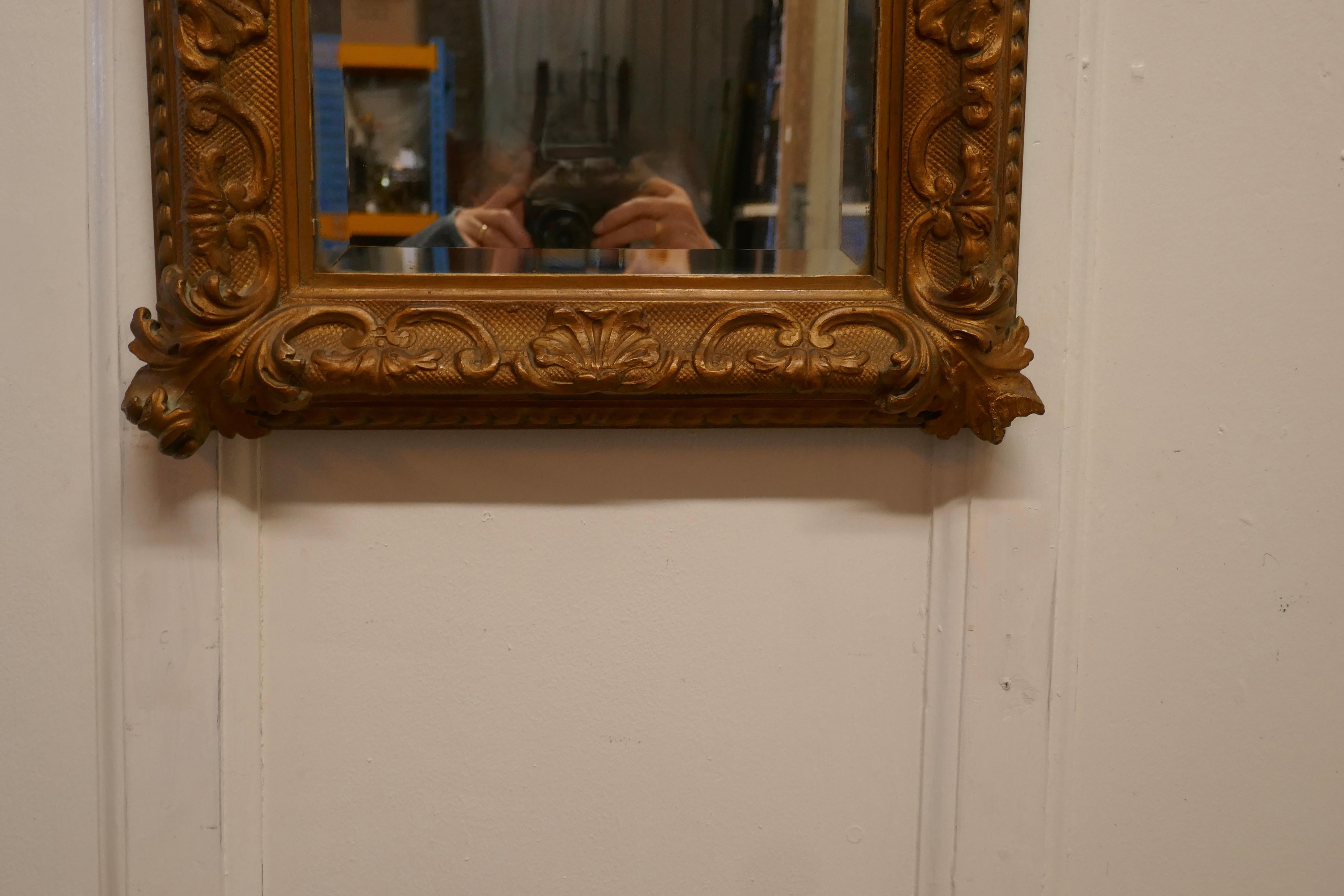 19th Century Rococo Style Giltwood Wall Mirror In Good Condition For Sale In Chillerton, Isle of Wight