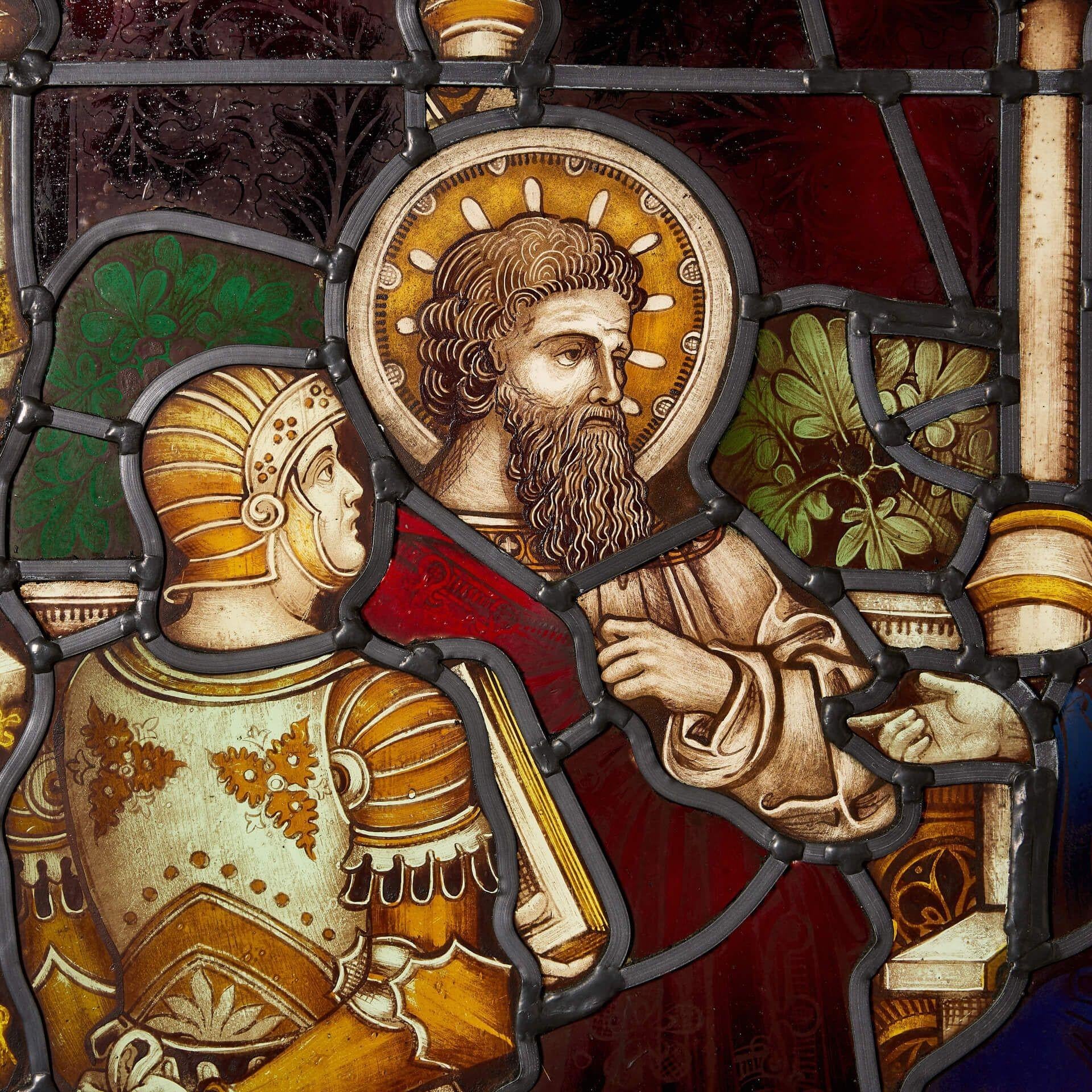 roman stained glass windows
