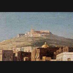 19th Century Romantic Style Oil Painting Summer / P. Svedomsky / Russian Painter