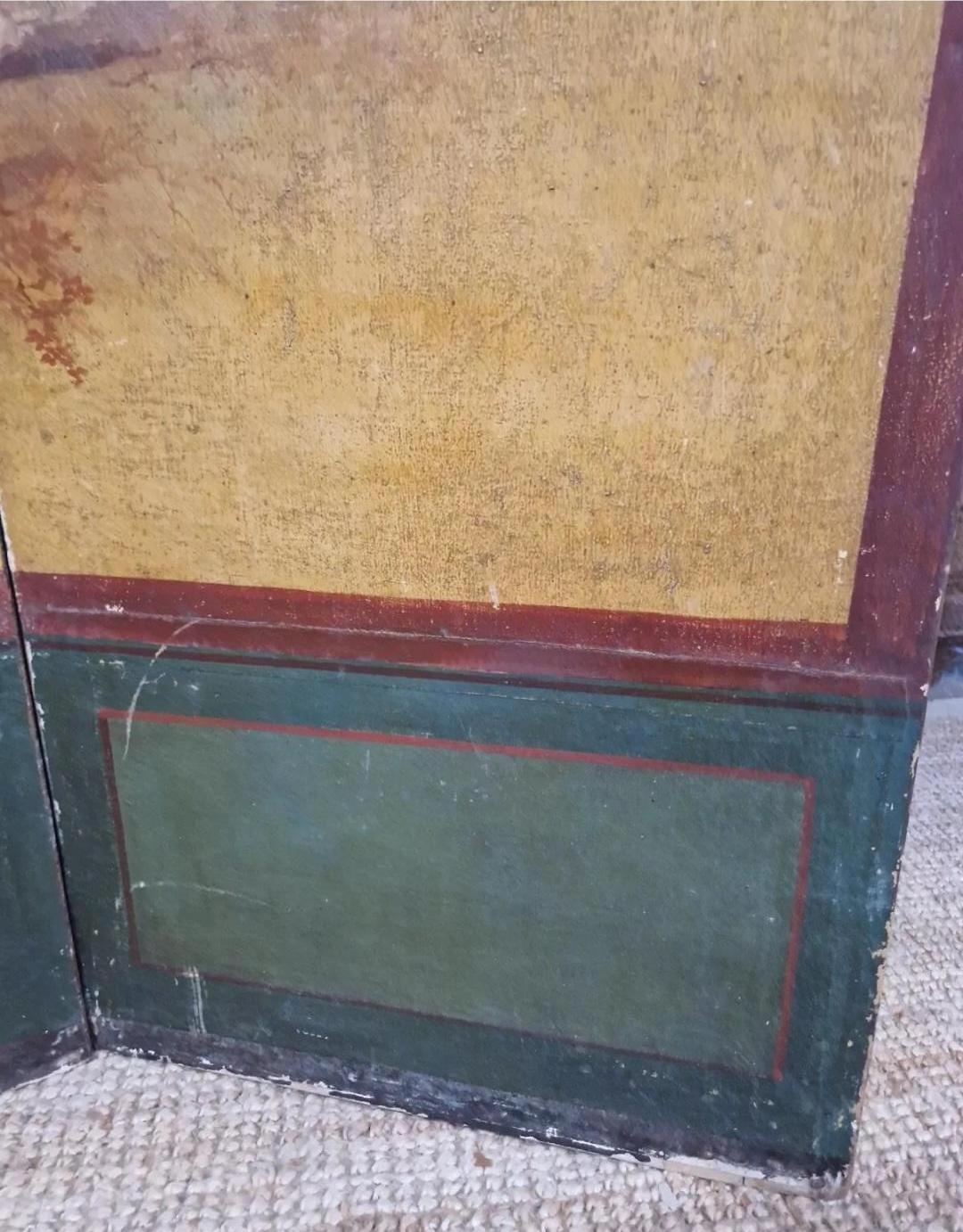 19th Century Room Screen Divider French Paravent In Good Condition For Sale In Buxton, GB