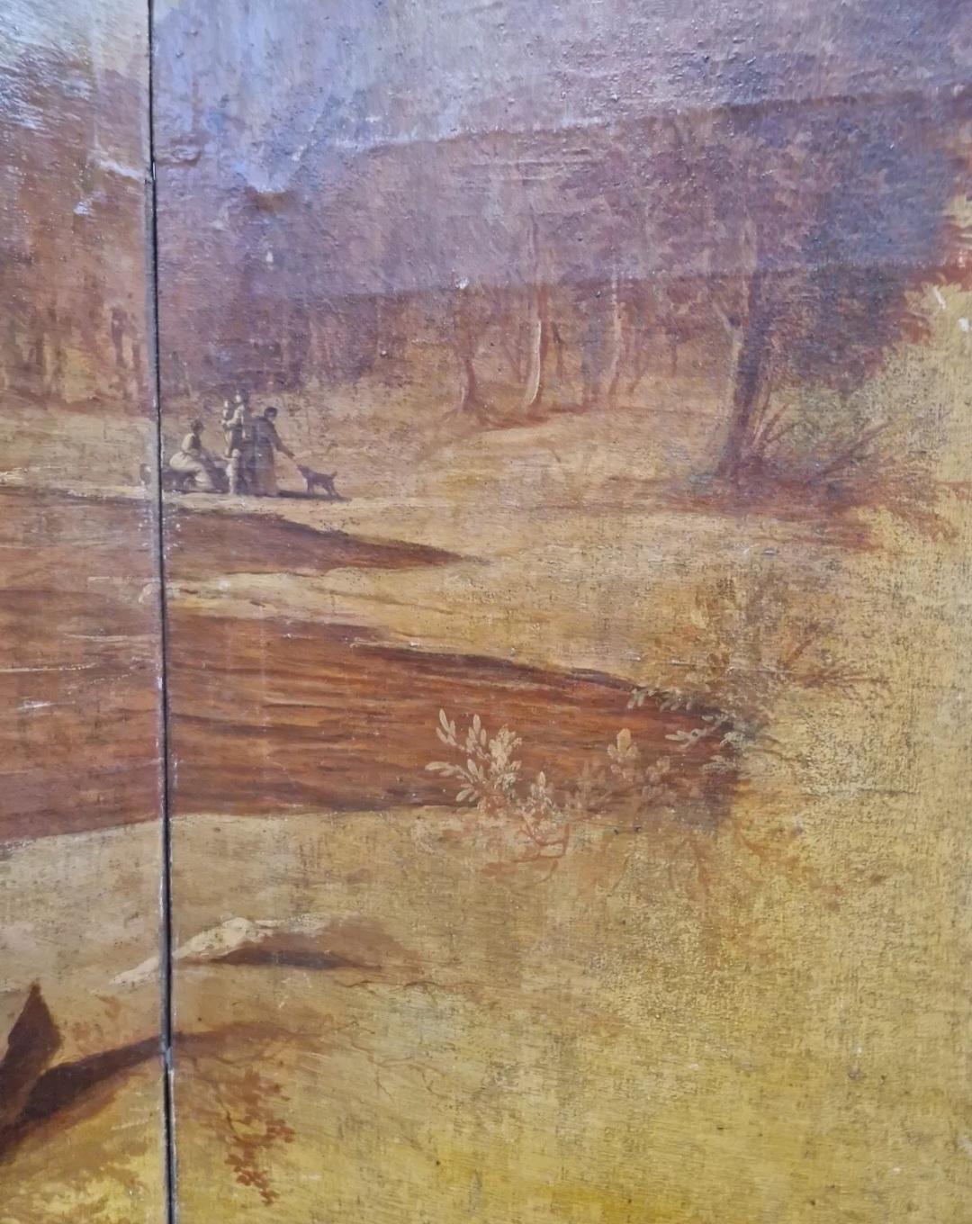 19th Century Room Screen Divider French Paravent For Sale 2
