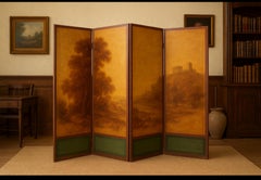 19th Century Room Screen French Paravent
