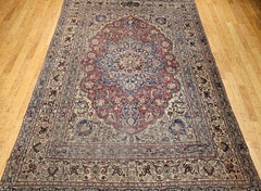 Late 19th Century Persian Kerman Lavar Hand-Knotted Wool Rug, 8' x 11'