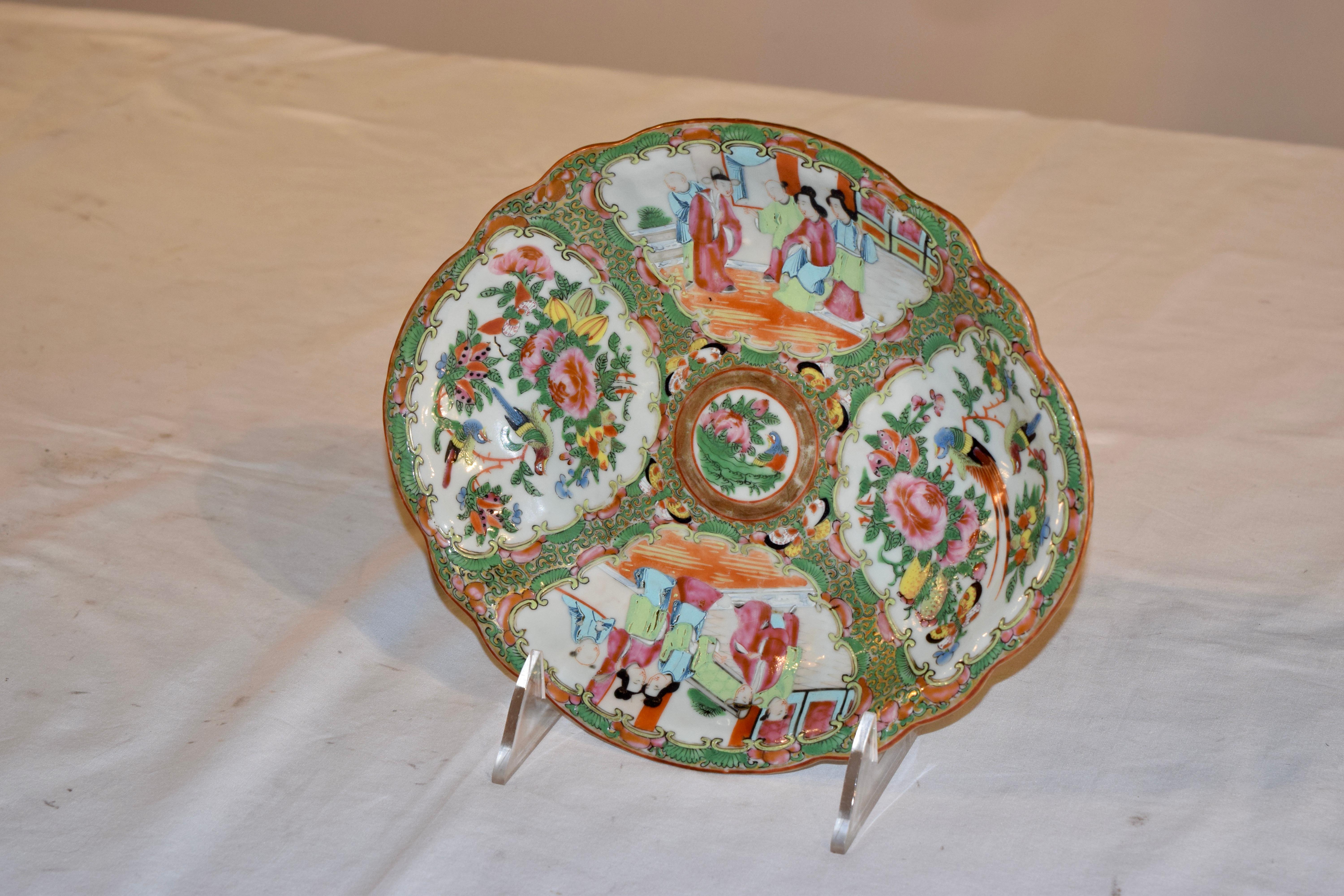 19th century shaped dish in the highly collectible 