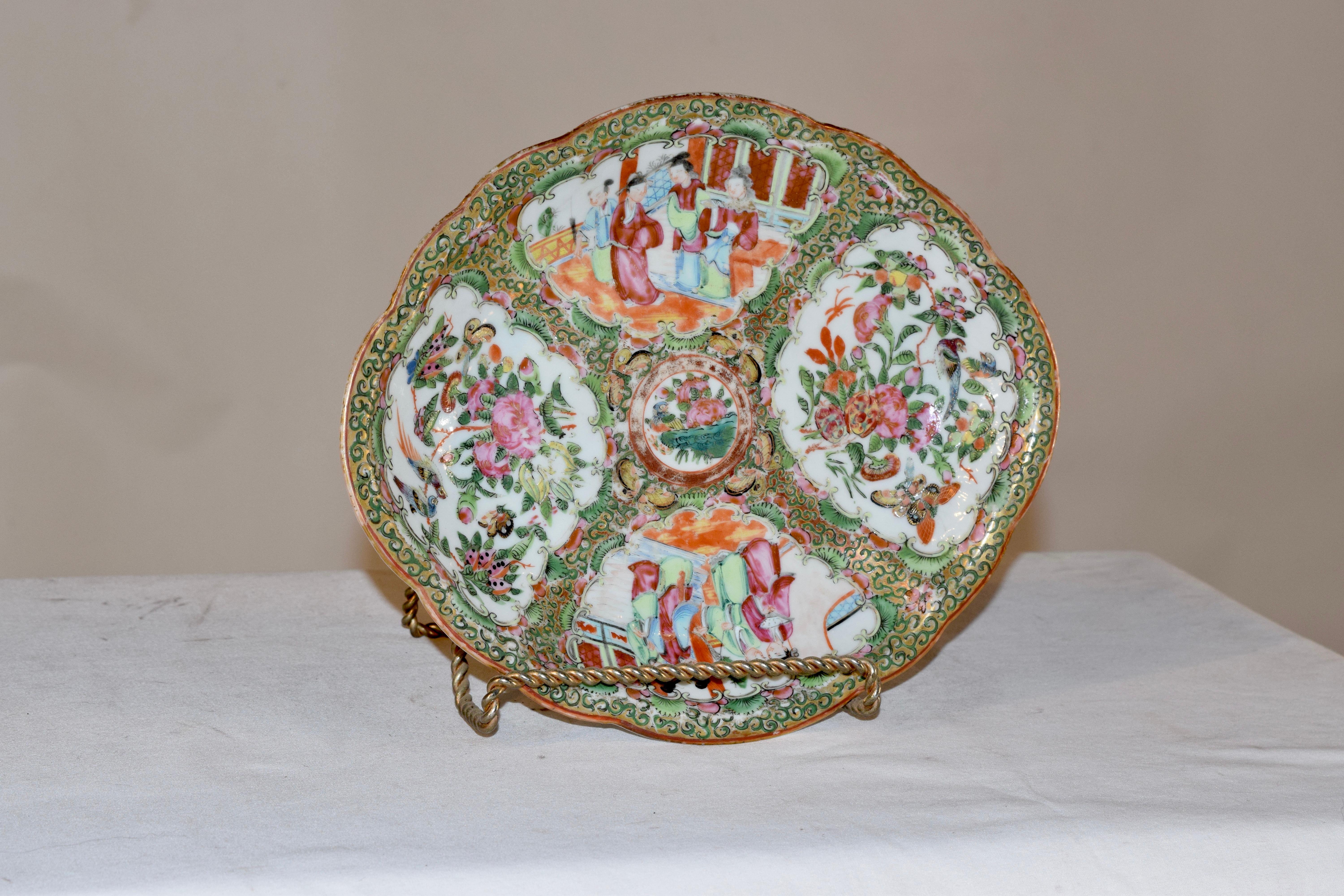 19th century shaped dish in the highly collectible 