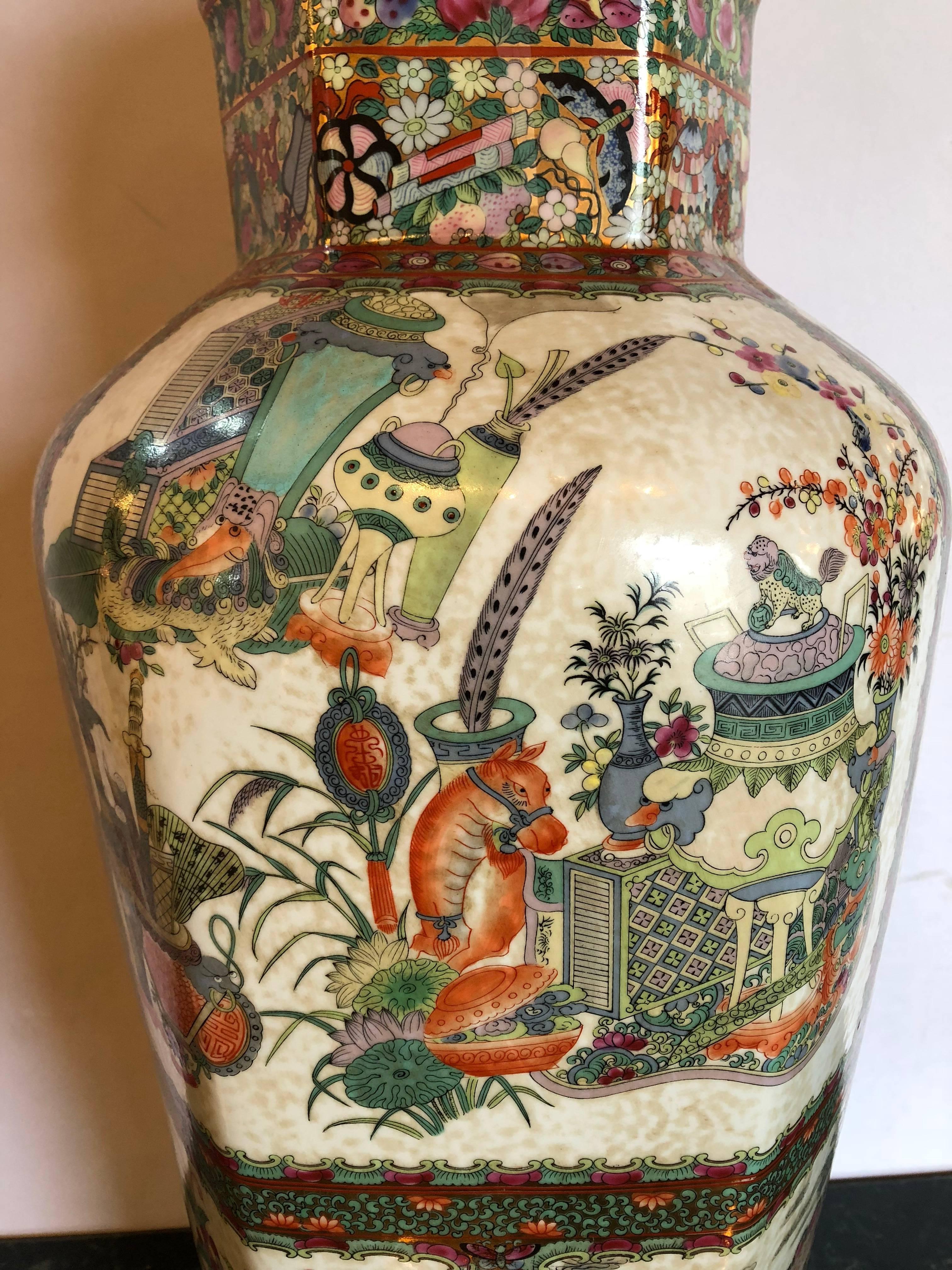 19th Century Rose Medellin Large Covered Jar Ching Dynasty 5