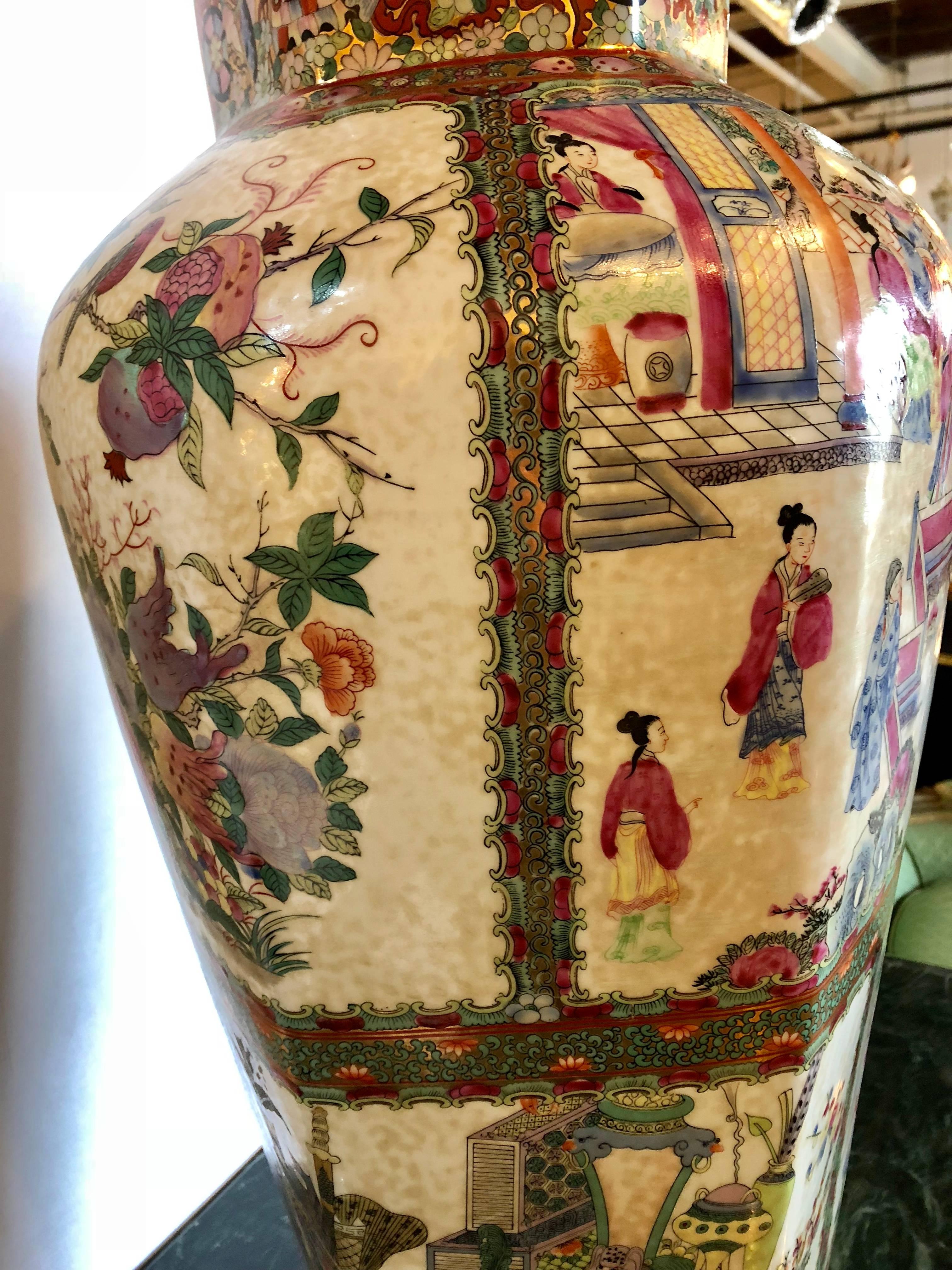 19th Century Rose Medellin Large Covered Jar Ching Dynasty 2