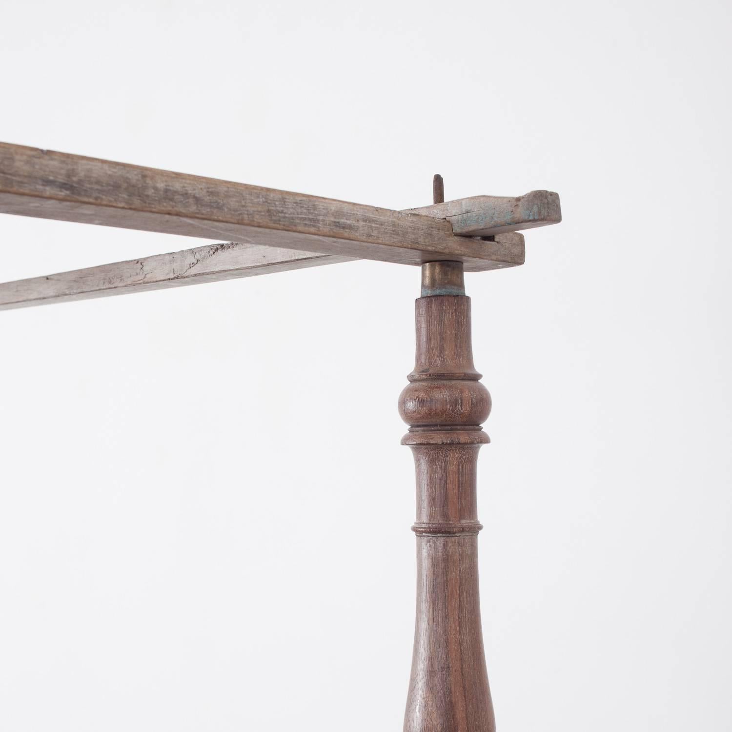 19th Century Rosewood and Teak Bed from Western Rajasthan, India 4