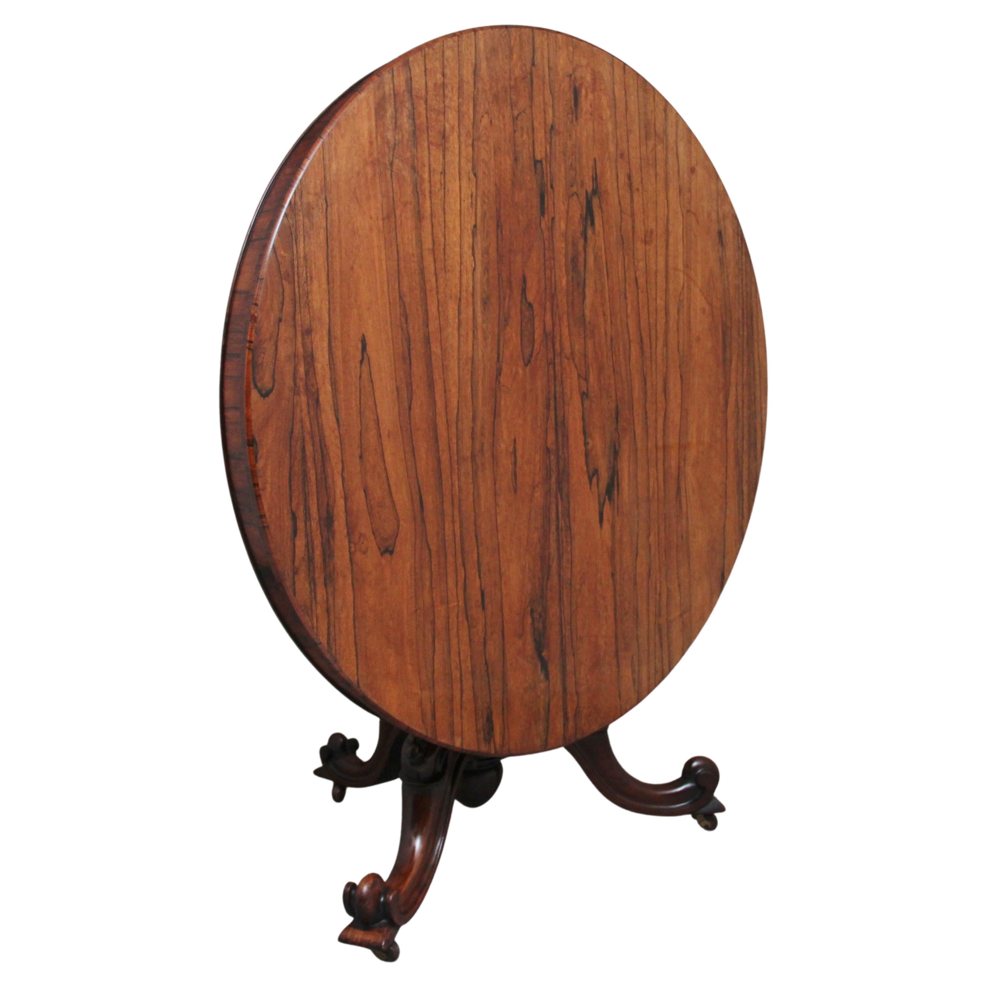 19th Century Rosewood Breakfast Table