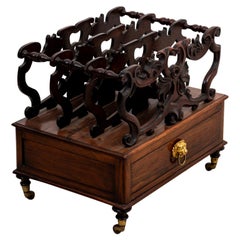 19th Century Rosewood Canterbury 19th Century Rosewood Canterbury