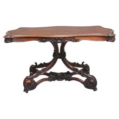 19th Century rosewood centre table