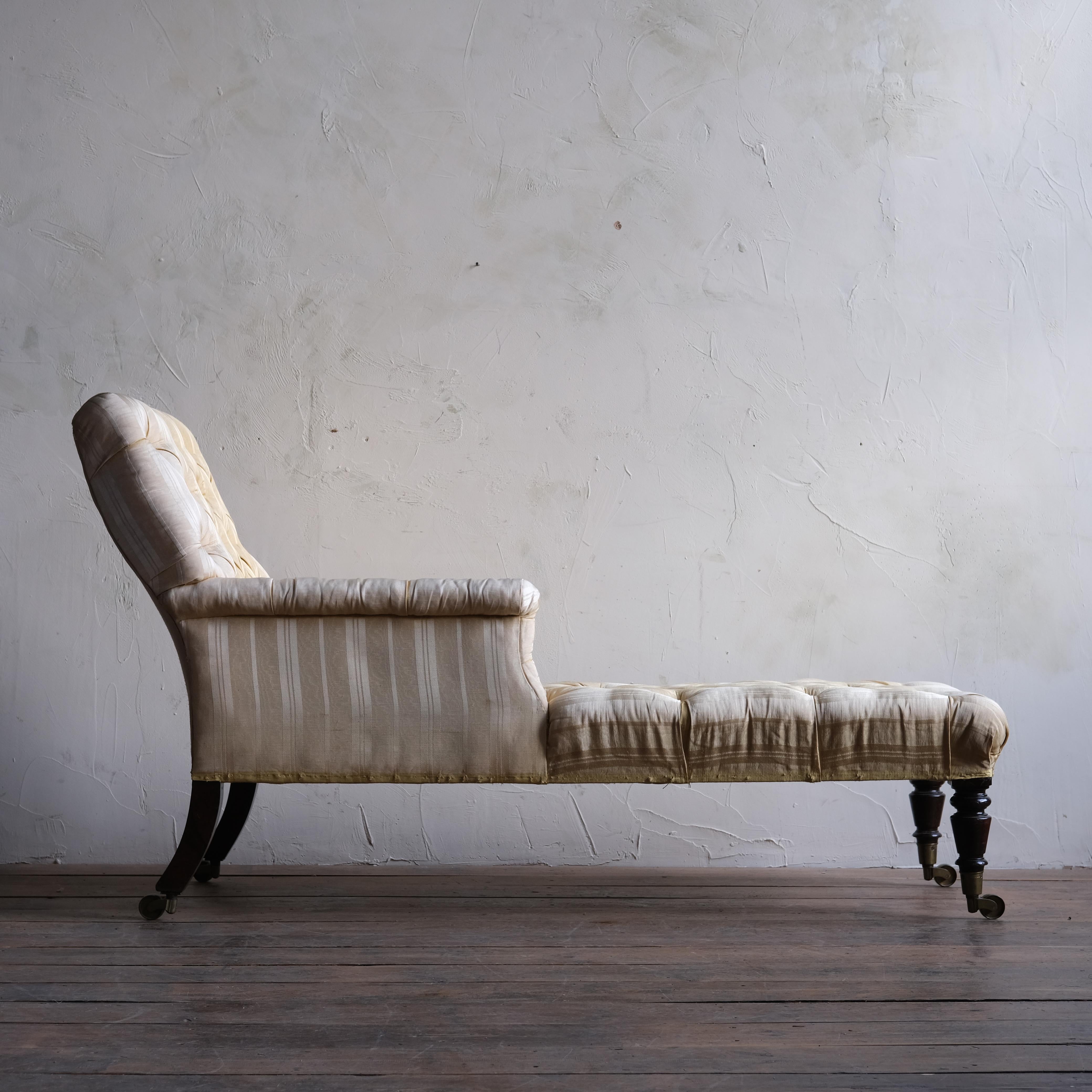 British 19th Century Rosewood Daybed Chaise Lounge