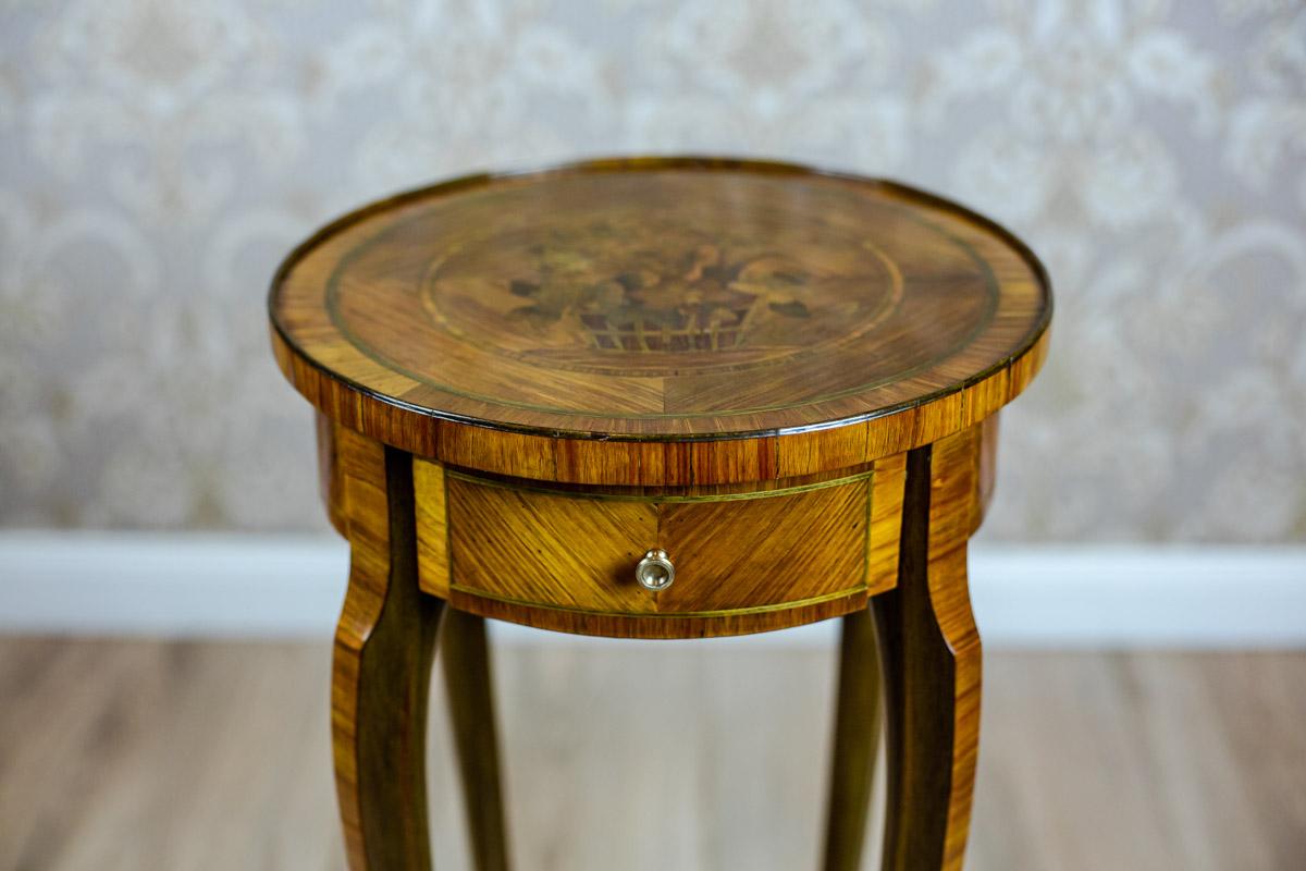 French 19th Century Rosewood End Table