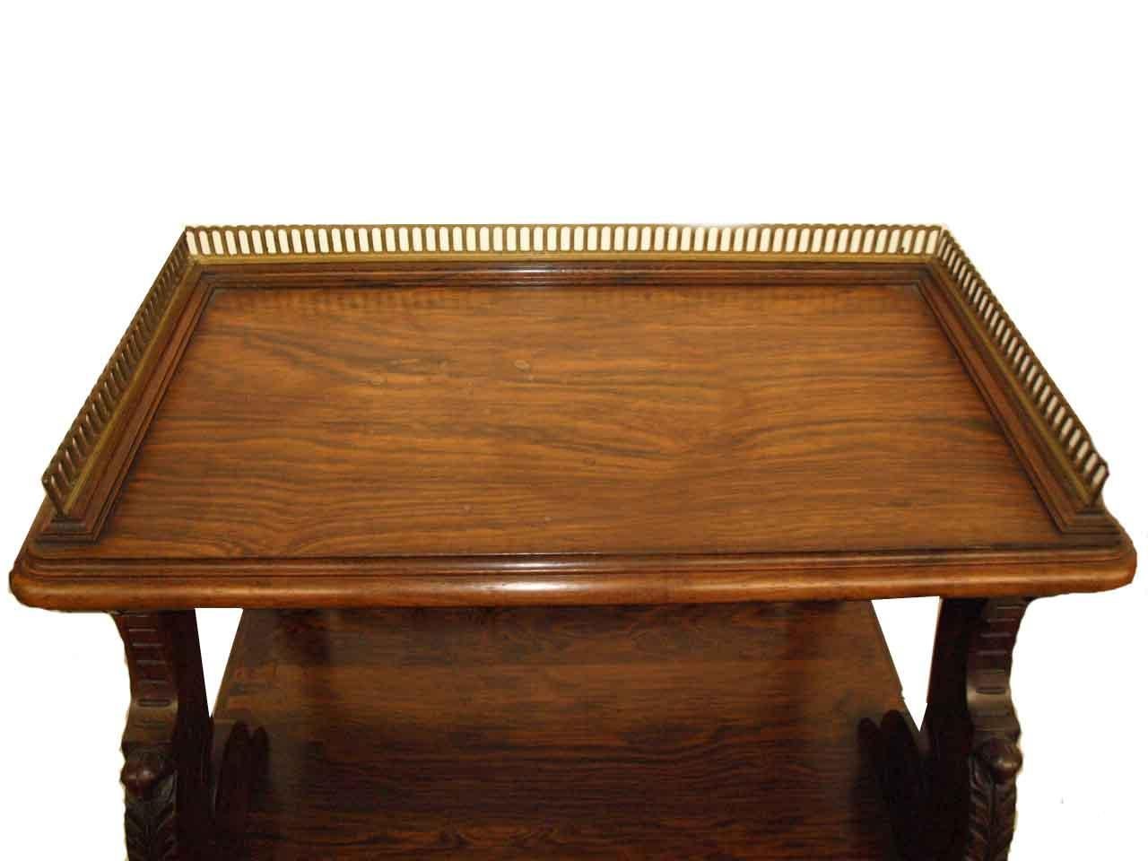 19th Century Rosewood Four-Tier Shelf For Sale 1