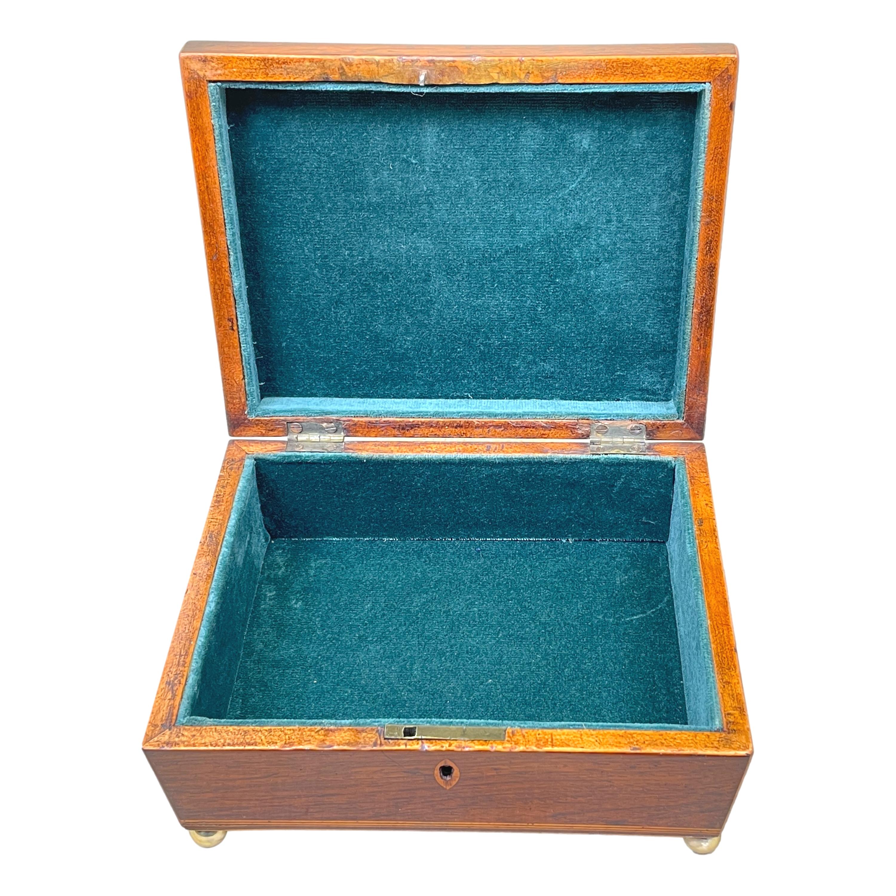 19th Century Rosewood Jewellery Box In Good Condition In Bedfordshire, GB