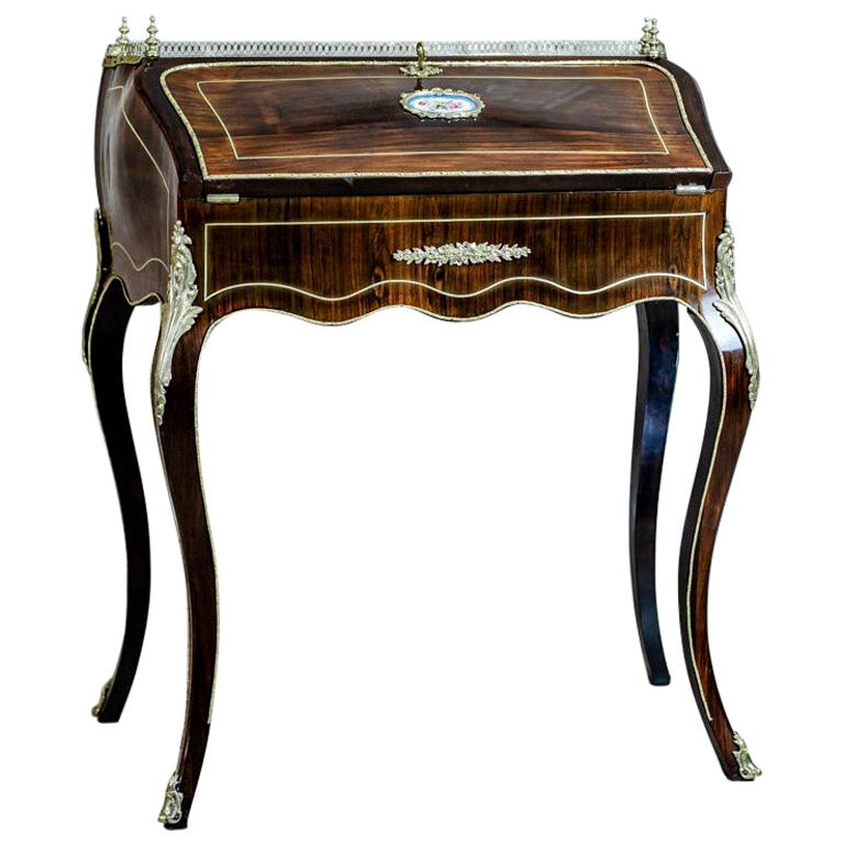 19th Century Rosewood Ladies Secretary For Sale