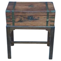 19th Century George III Rosewood Lap Desk on Stand, Circa 1810s