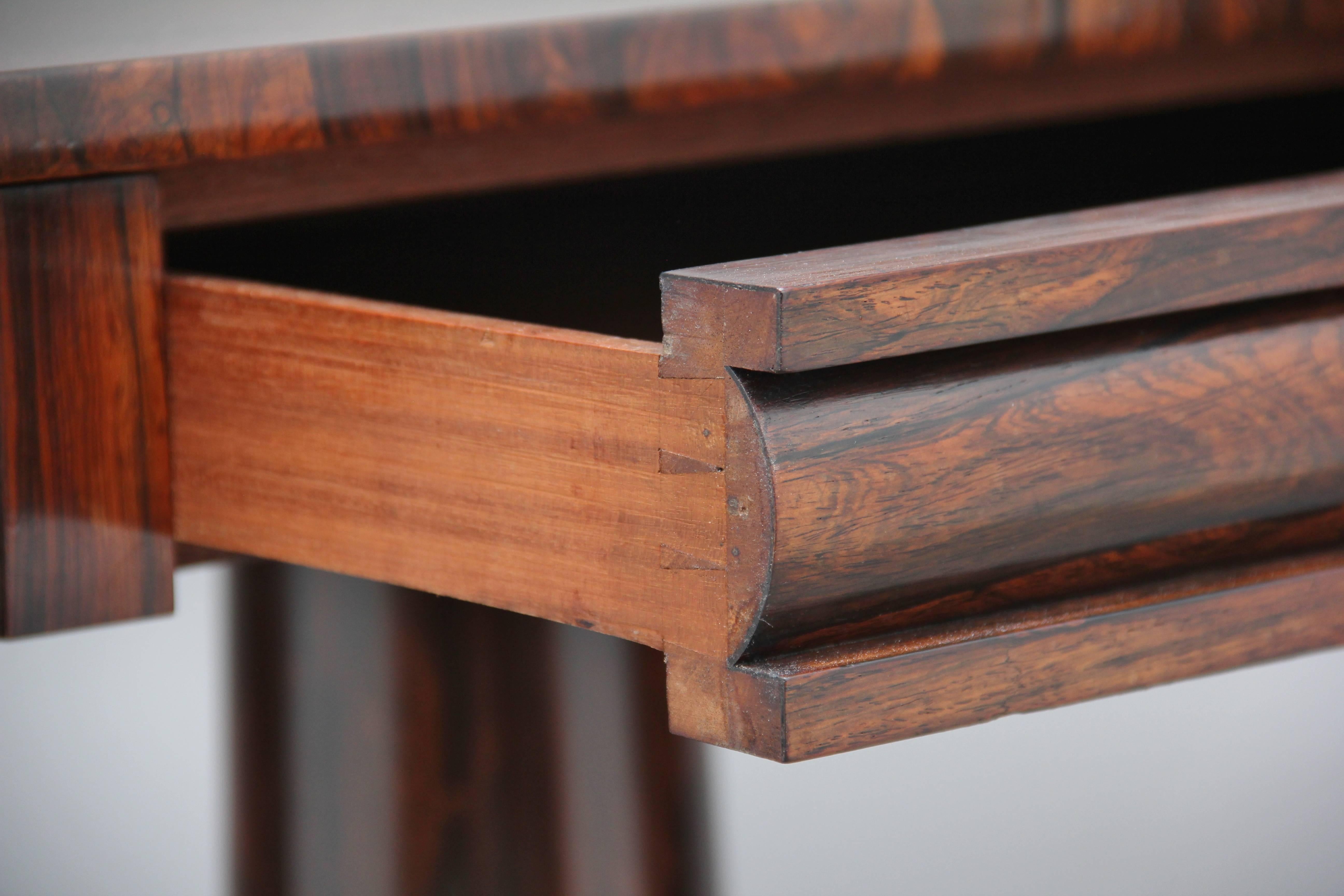 19th Century Rosewood Library/Sofa Table 7