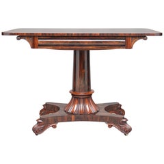 19th Century Rosewood Library/Sofa Table